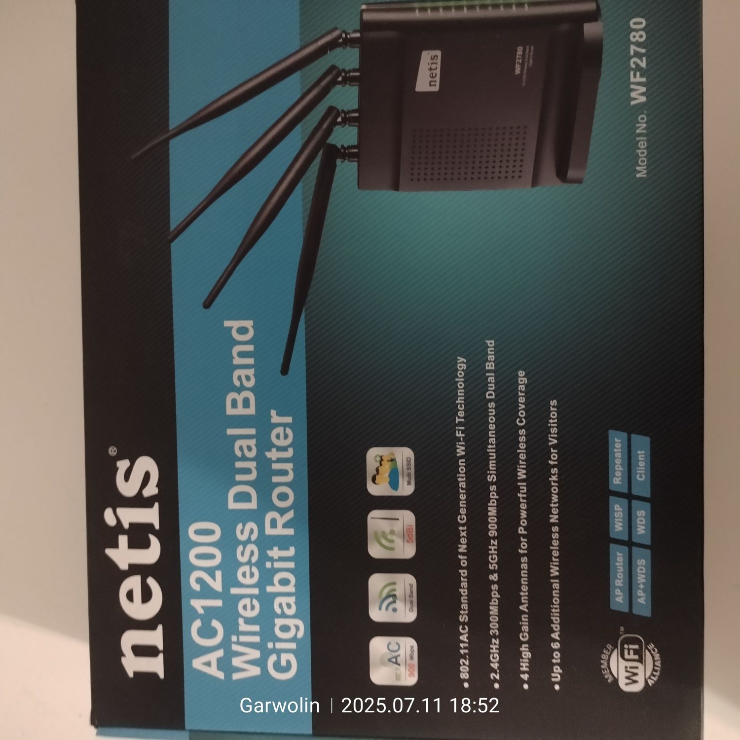 Router WiFi Netis AC1200