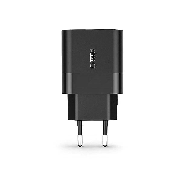 Ładowarka Tech-Protect C30W sieciowa USB-C PD 30W / USB-A QC 3.0 - cza