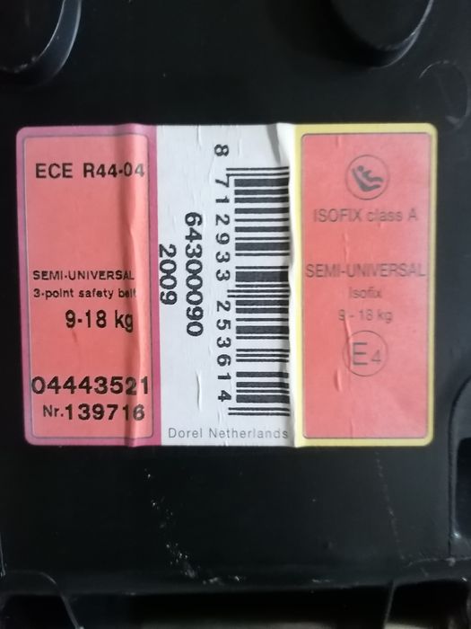 Cadeira de bebé 9 - 18 kg