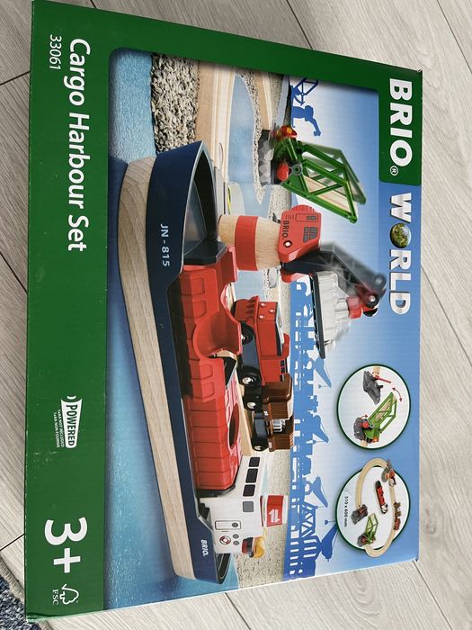 Drewniane tory Brio Cargo Harbour Set - nowy