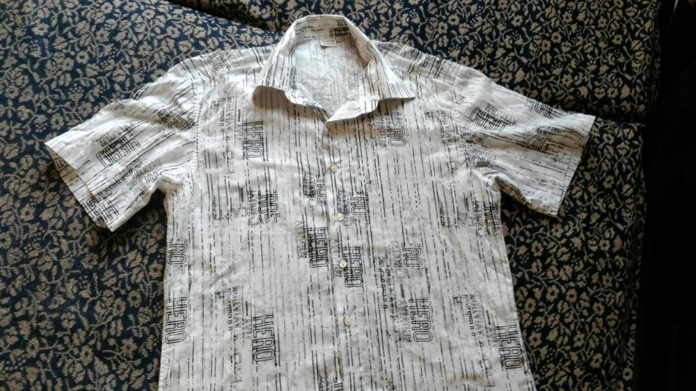 Рубашка летняя лёгкая в стиле Casual,( натуральный состав)