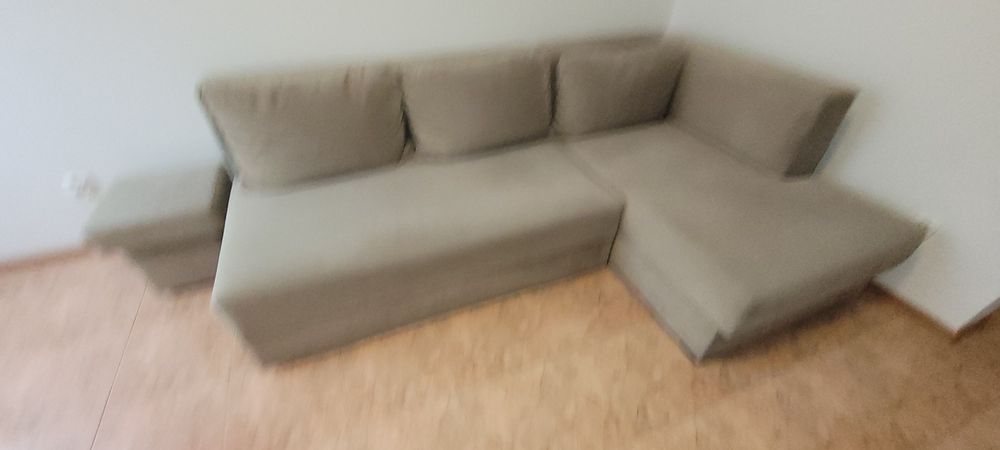 Narożnik + otwierana pufa