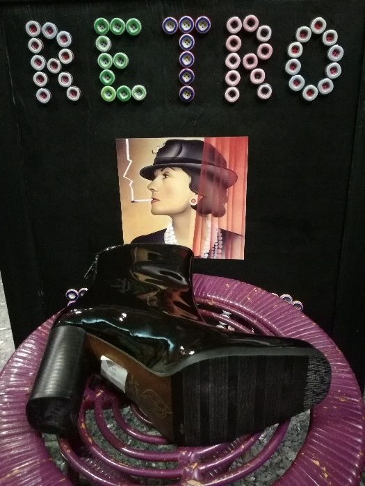 Botas pretas pele El Dantès originais tam 35/36 NOVAS