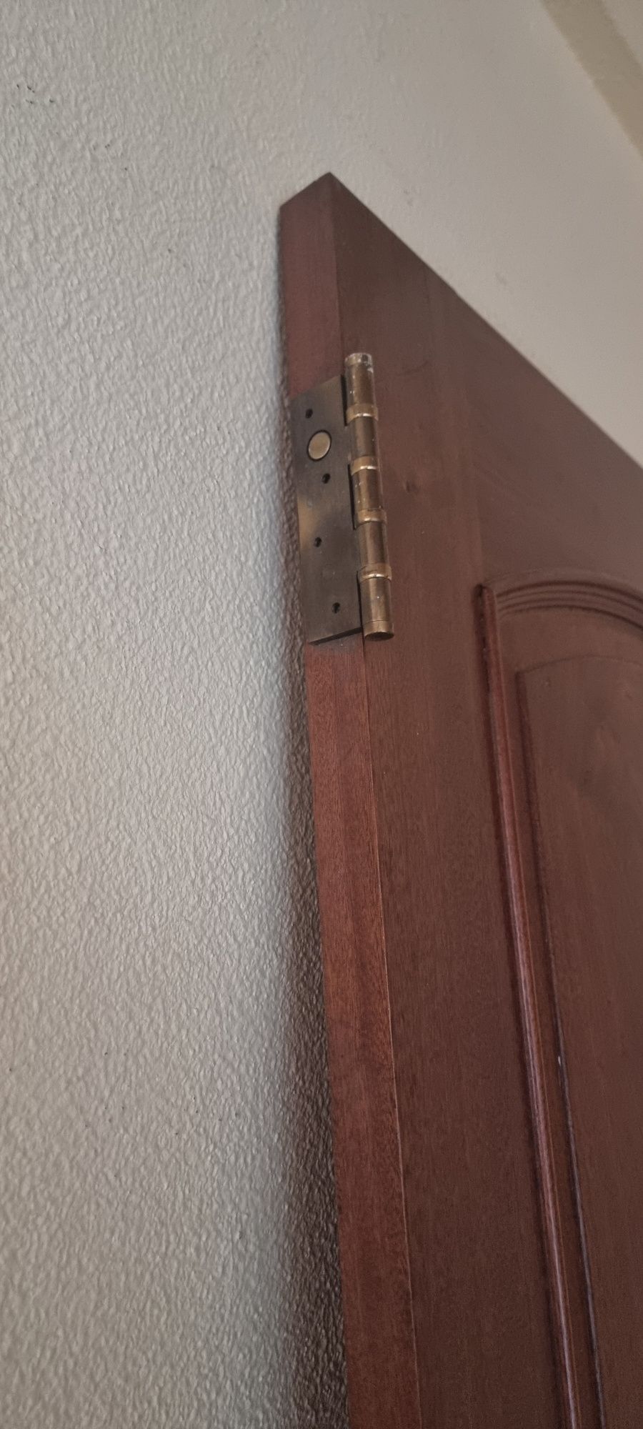 Porta de Entrada em Mogno - Clássica e Robusta - Usada
