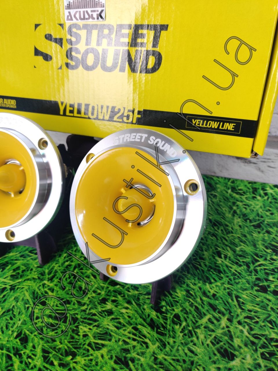 Рупора стрит саунд жёлтые новые Street Sound  TW-YELLOW 25F