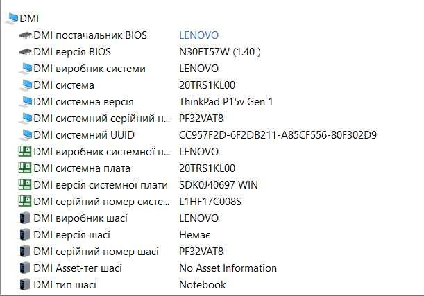 Lenovo p15v gen1, ноутбук