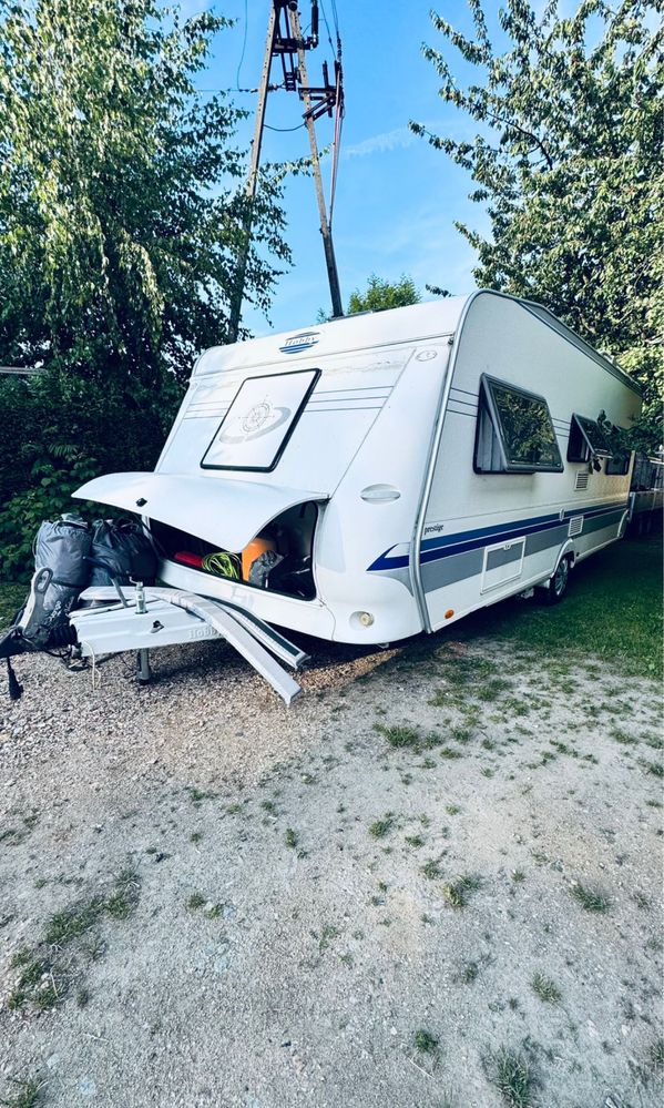Przyczepa kempingowa Hobby Prestige 560 z '07r super stan 4/5 osobowa