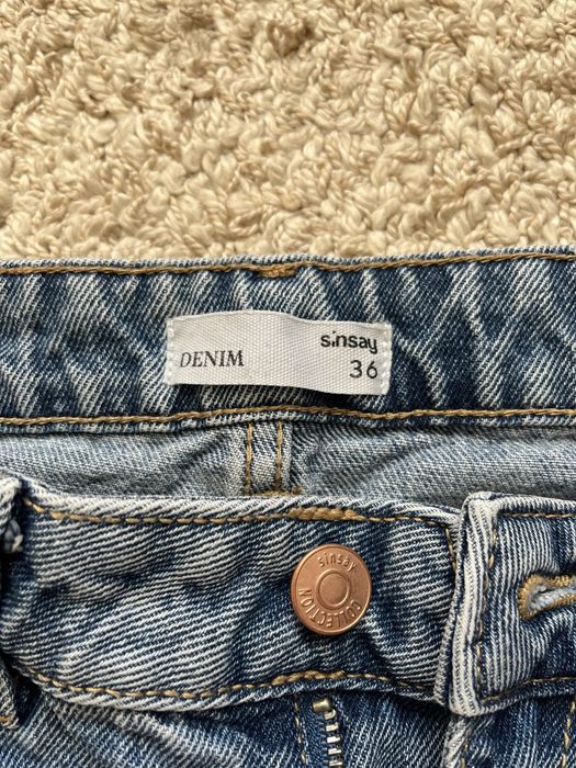 Джинси Sinsay Wide Leg Denim з бантиками розмір 36