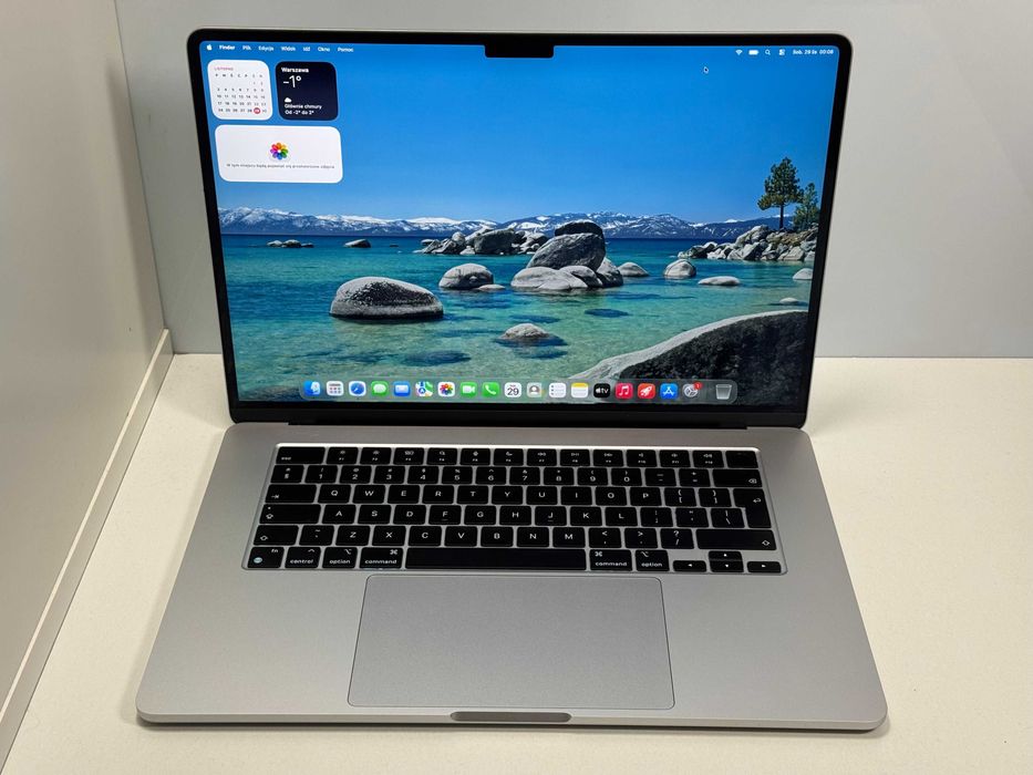 MacBook Air 15 2023 M2 100% Kondycji 8/256GB Silver GWARANCJA