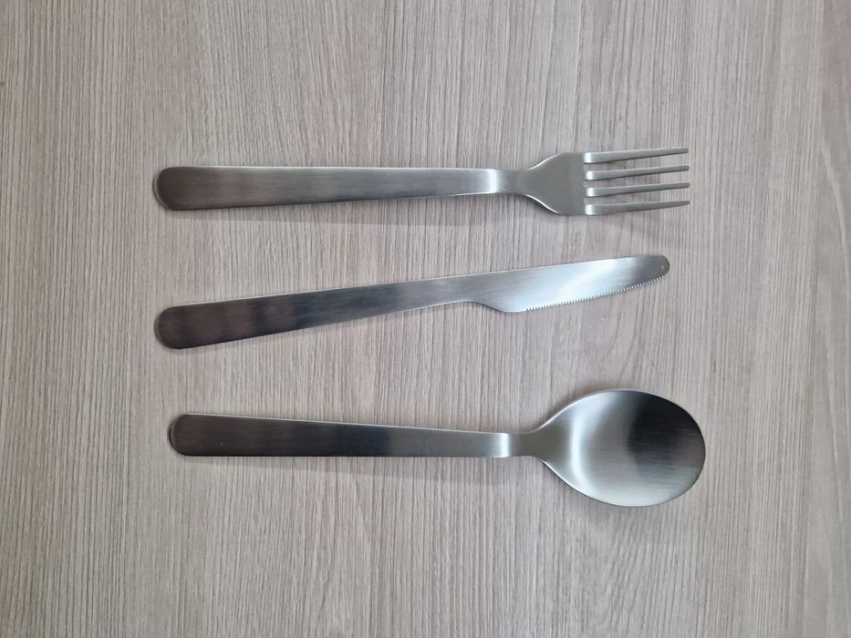 3-cześciowy zestaw sztućców ze stali nirerdzewnej