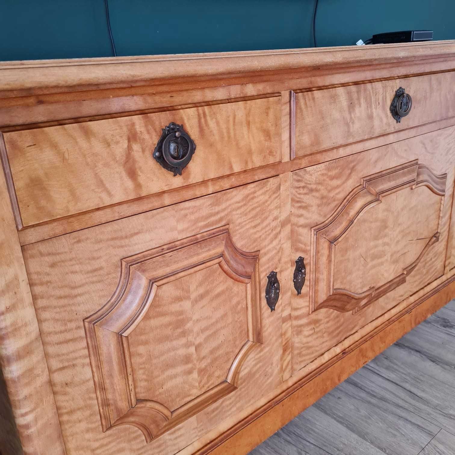 Antyk Komoda drewniana styl chippendale