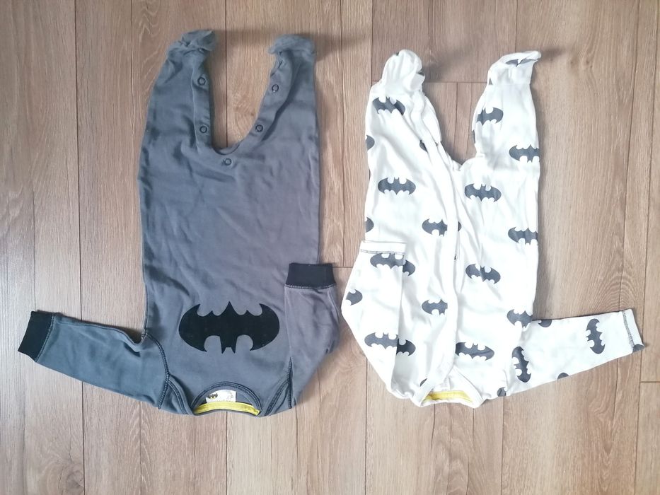 Pajacyk H&M Batman, rozmiar 62, 2 sztuki