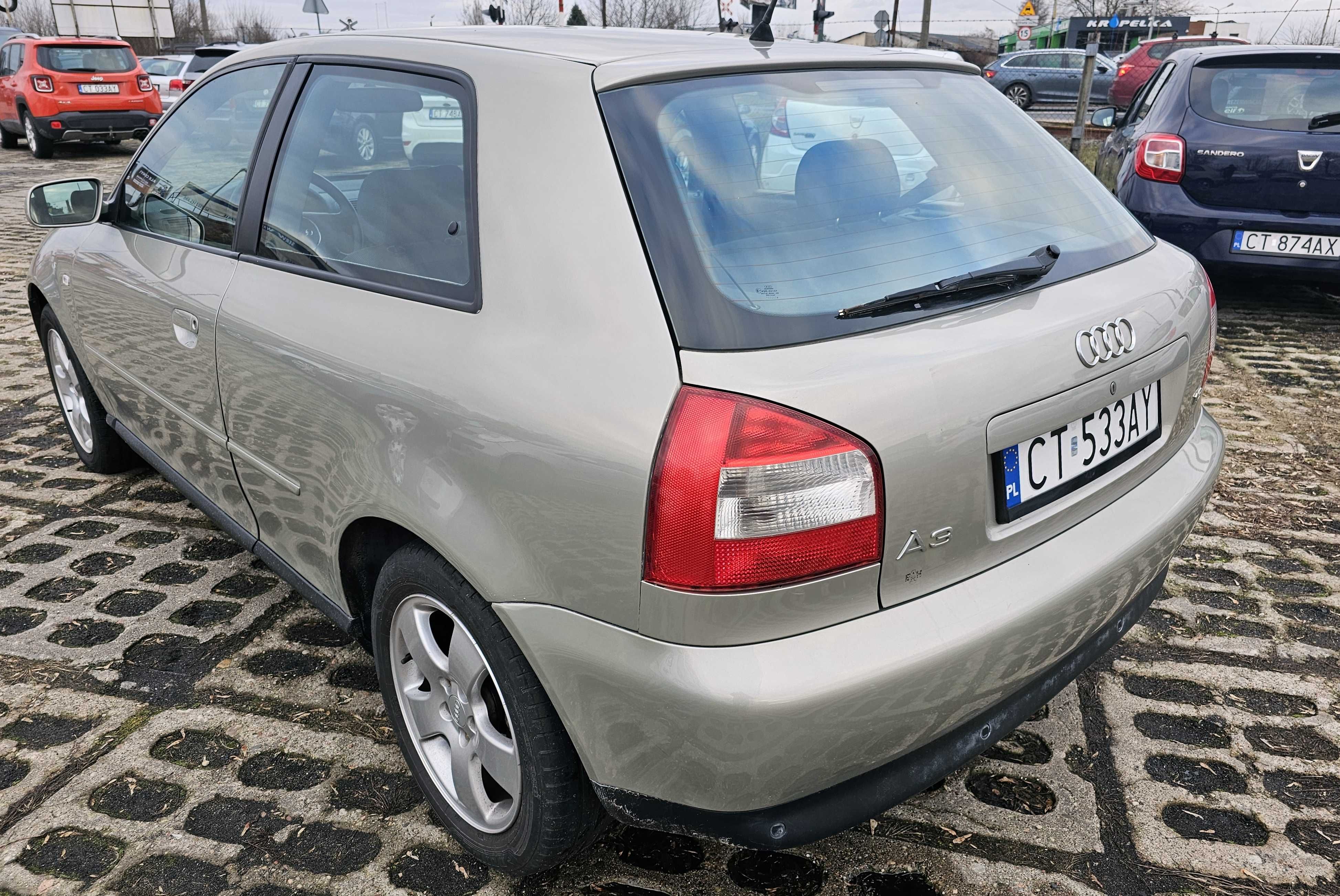 Audi A3 8L 2003 1,6 MPI benzyna 102 kM 266300km oryg ZAREJESTROWANA