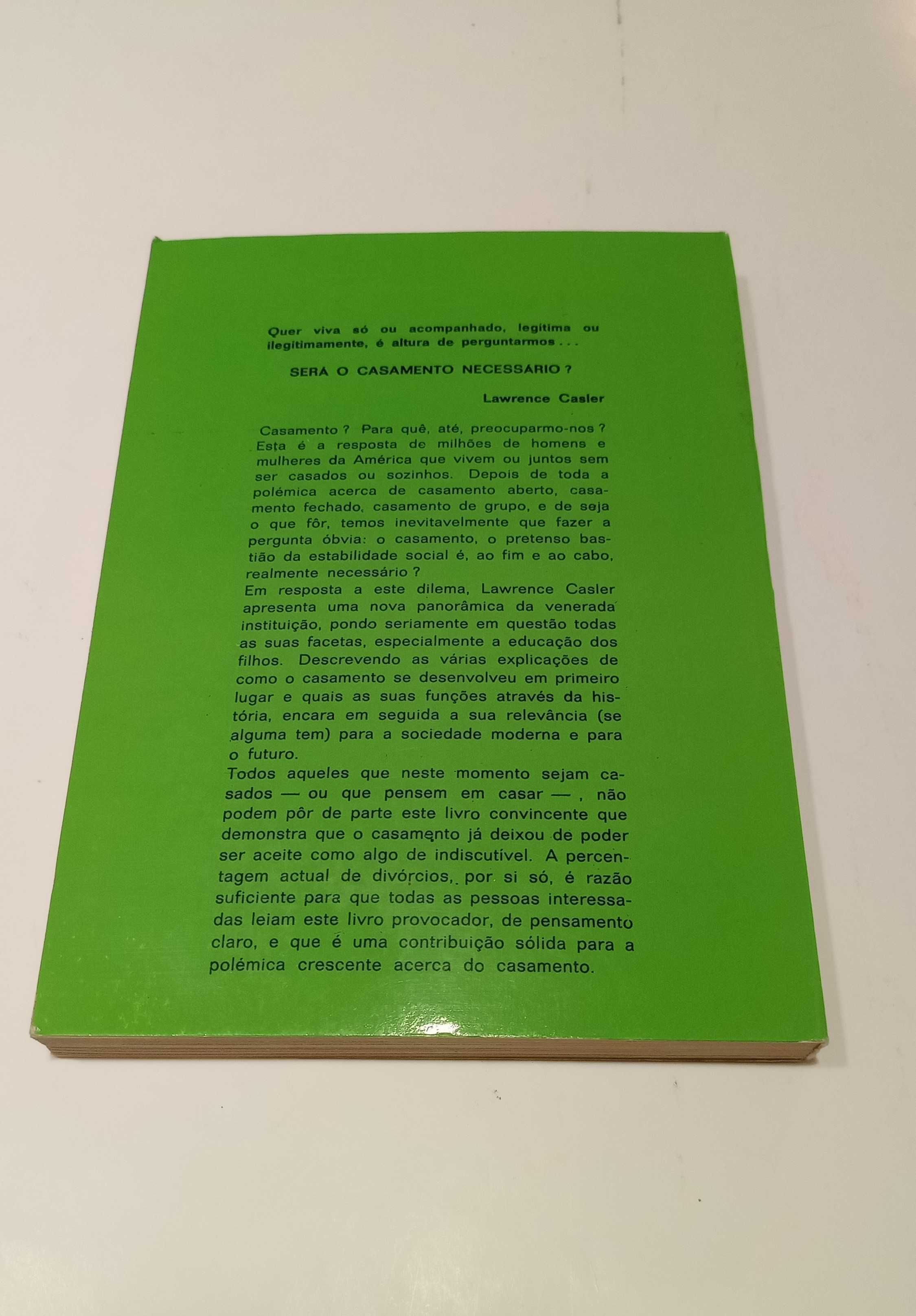 Será o casamento Necessário? de Lawrence Casler