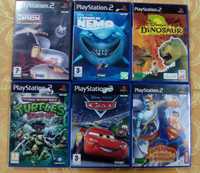 Vários jogos para PlayStation 2