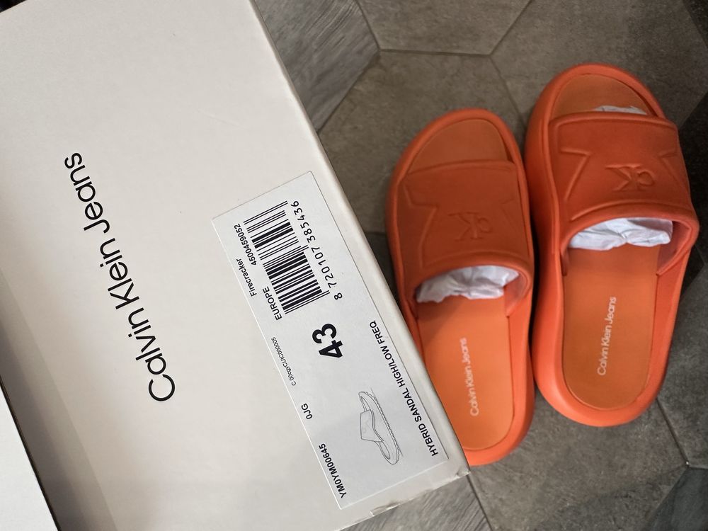 Шльопанці Calvin Klein Jeans Hybrid Sandal high/low freq