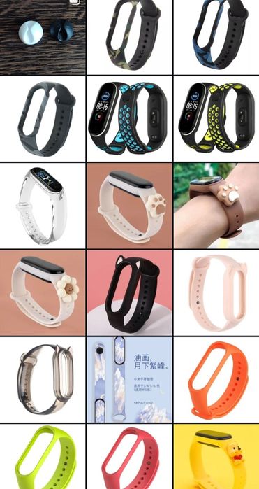 Ремінці до браслета mi band 4,5,6  від 50 грн