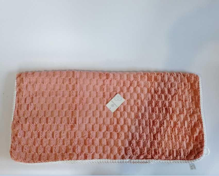 Полотенце банное микрофибра красный 140х70 см, однотонные полотенца