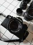 Mamiya ZE Quartz Mamiya-Sekor E 50mm Obiektywy lampa miernik