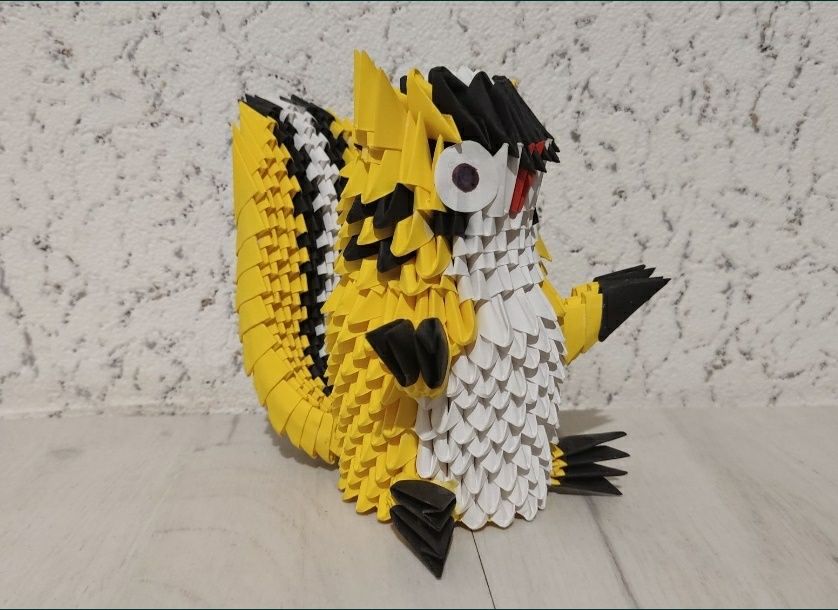 Wiewiórka origami modułowe 3D