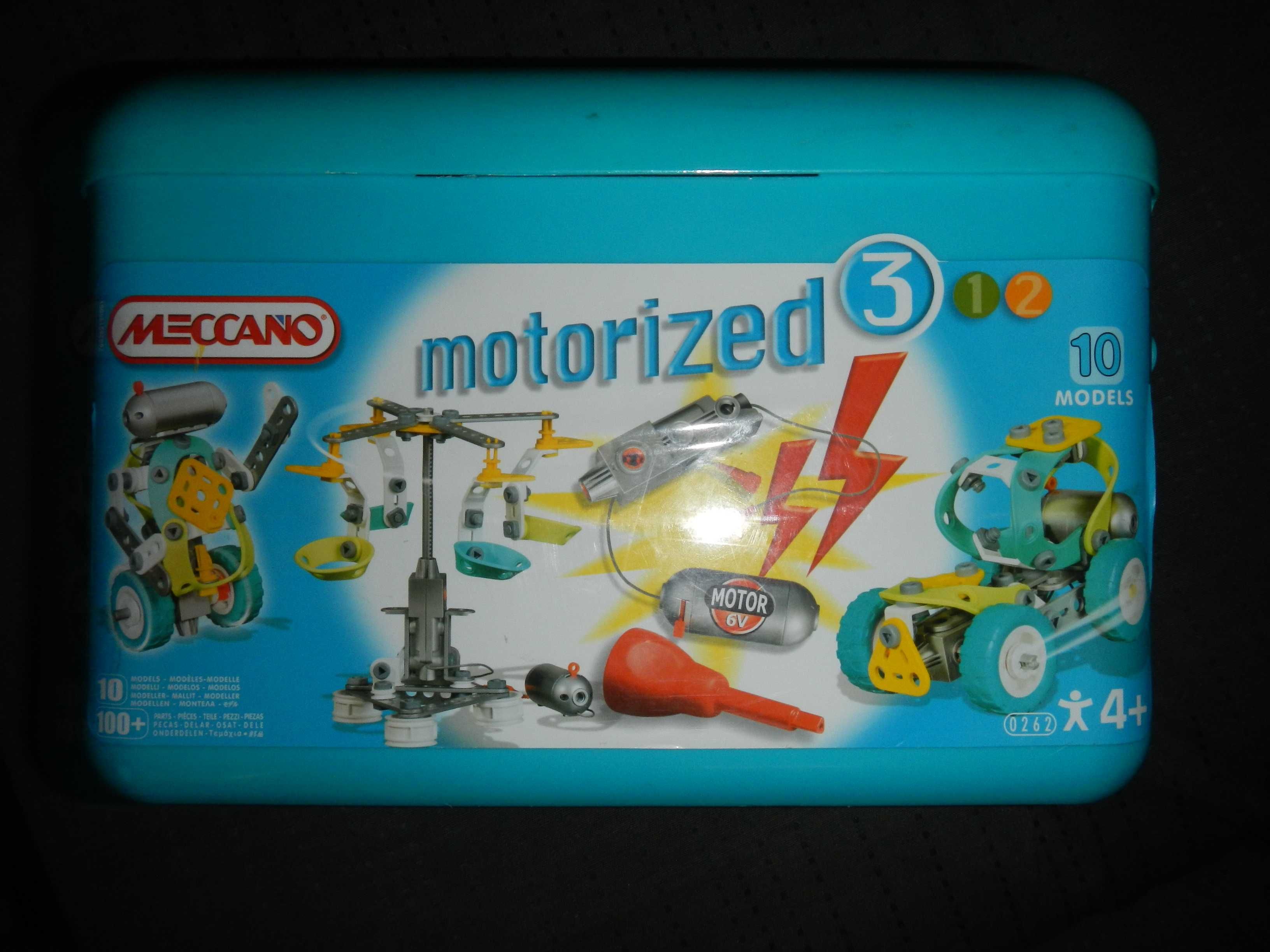 Klocki konstrukcyjne Meccano motorized 3 w walizce auta