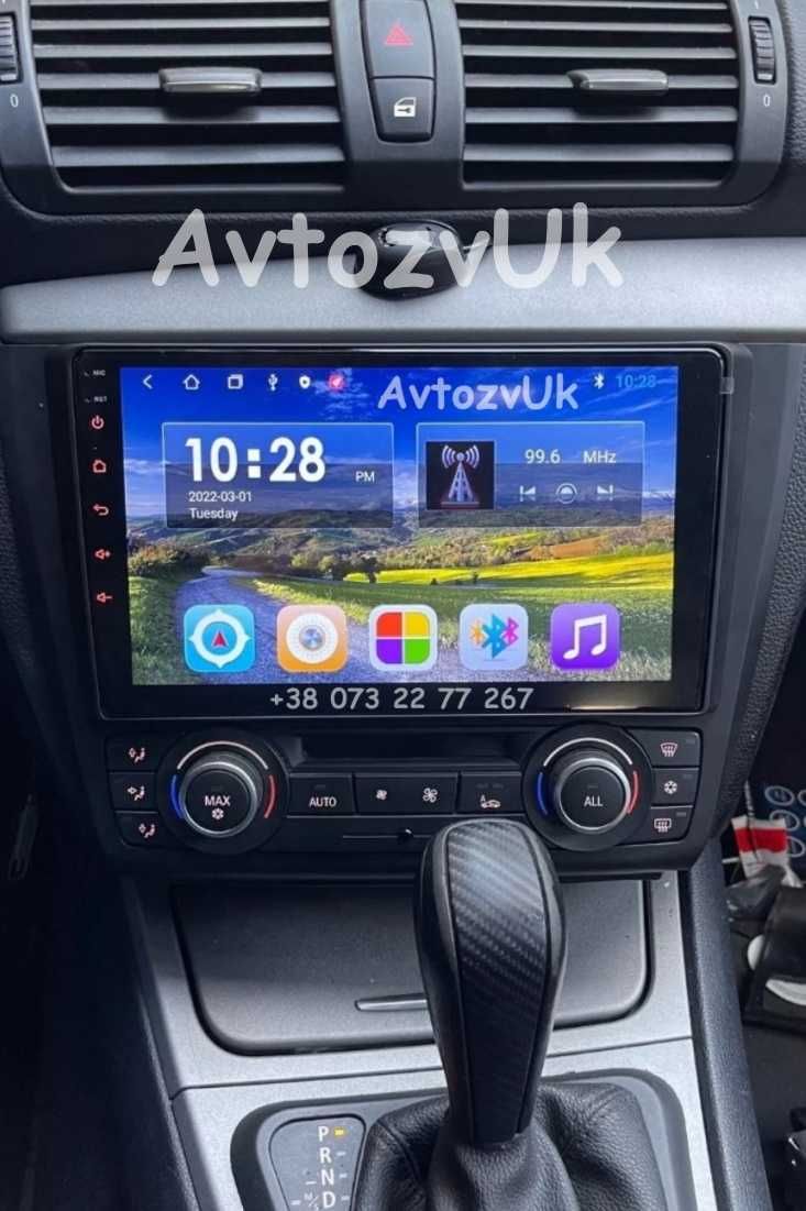 Магнитола BMW 1 e81 e82 e87 e88 GPS USB е81 е82 е88 CarPlay Android 13