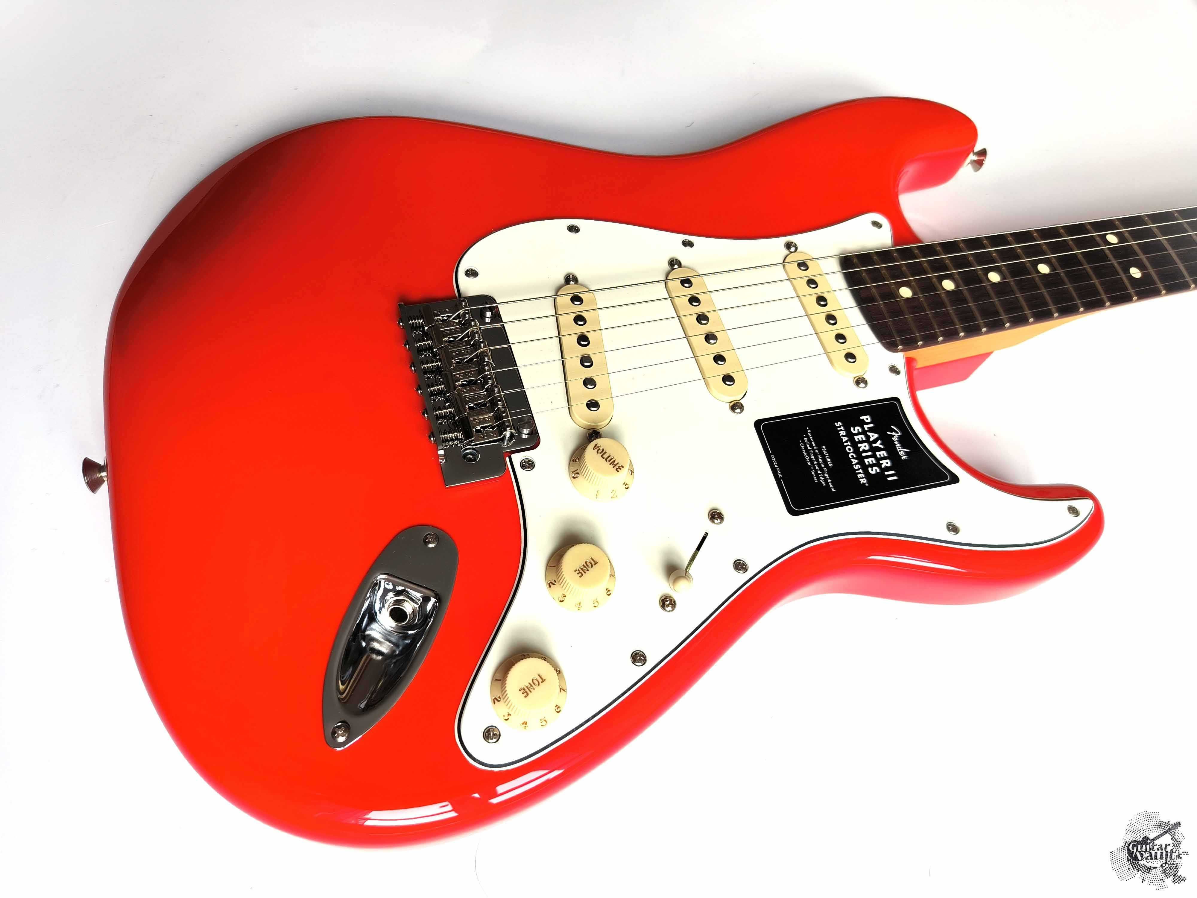 '2025 Fender® Player II Stratocaster® Fiesta Red