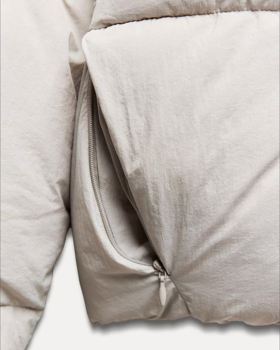 Zara пуховик зимова куртка С, zara зимняя куртка пуффер С