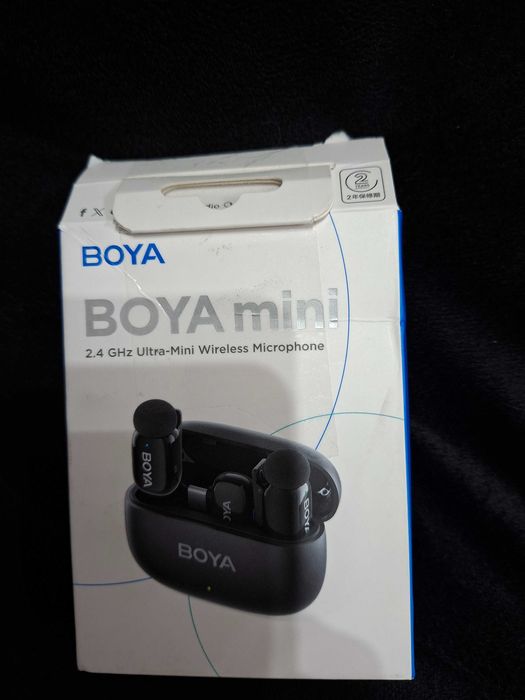 Podwójny mikrofon bezprzewodowy Boya Mini 14 USB C KLIPS