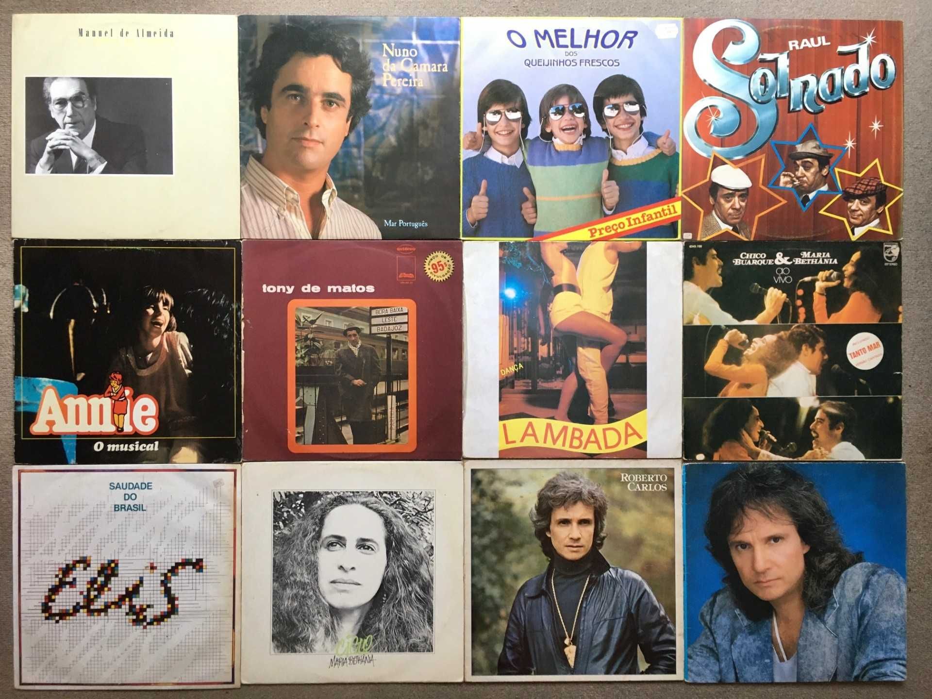 Discos vinil LP - 3€ cada - pop rock jazz portuguesa brasileira