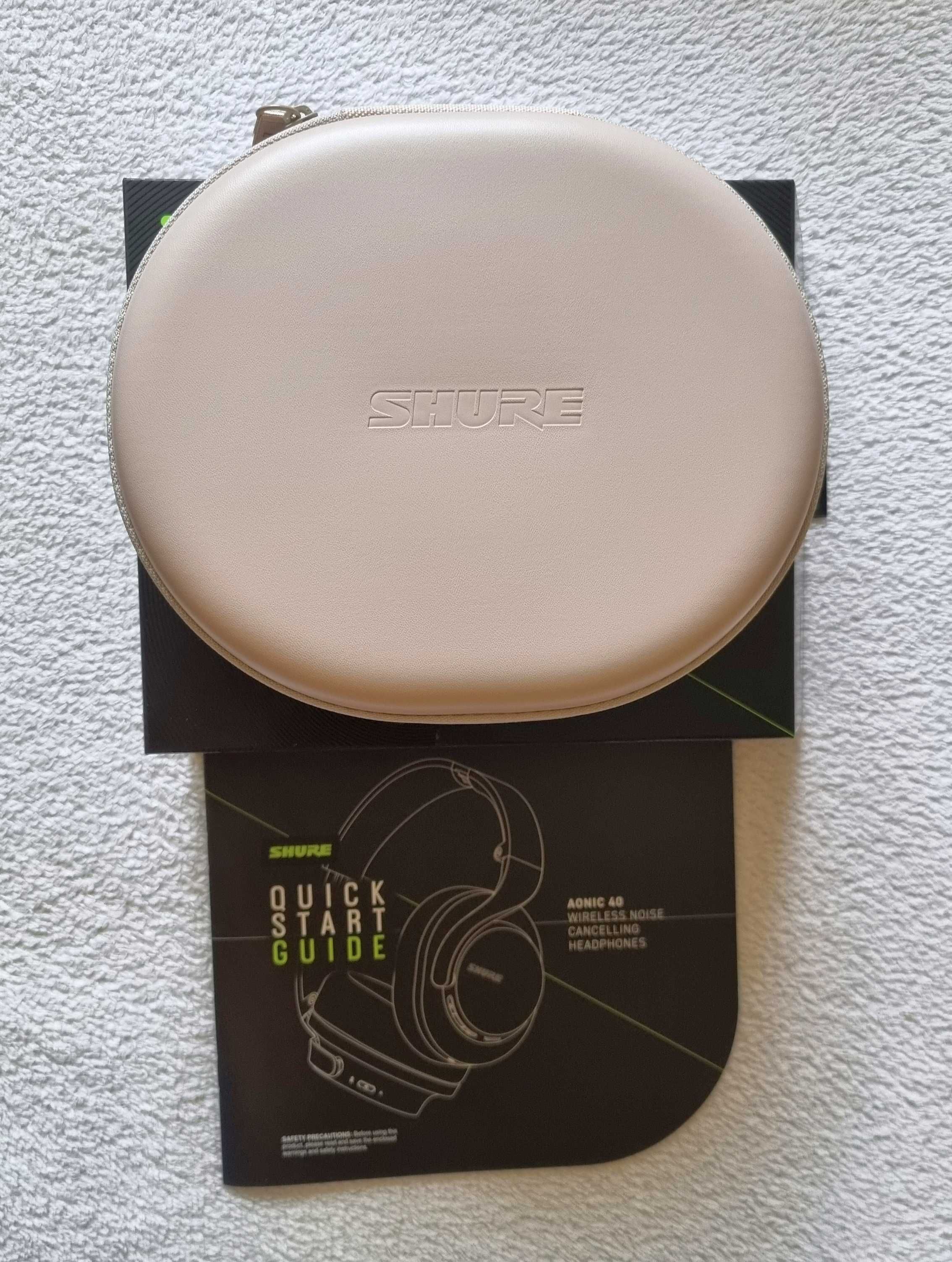 Słuchawki bezprzewodowe Shure Aonic 40 białe, AptX HD, Bluetooth 5,0