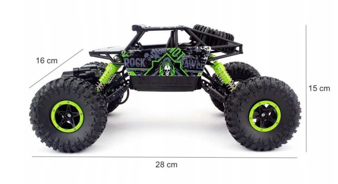 DUŻY SAMOCHÓD ZDALNIE STEROWANY auto rc terenowy NAPĘD 4X4 na pilota