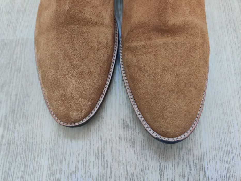 Якісні чоловічі челсі ботинки замшеві 44 р на стопу 29 см оригінал