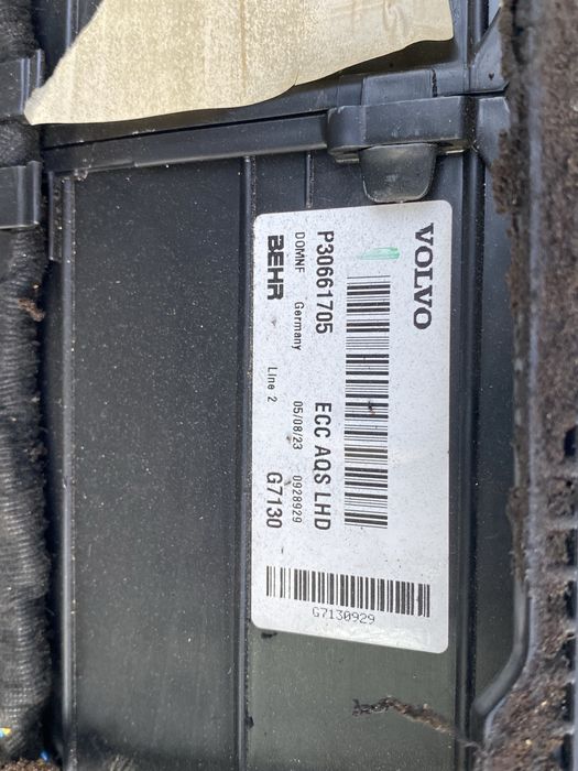 nagrzewnica volvo s60 v70