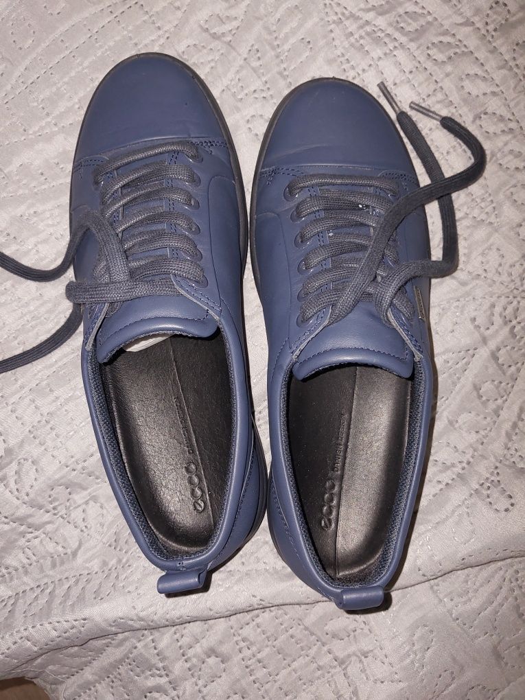 Półbuty damskie ecco soft 7 W granat