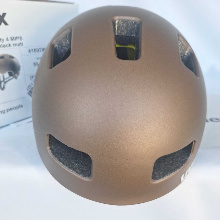 Kask rowerowy Uvex City 4 Mips Hazel Black Matt M 55-58cm