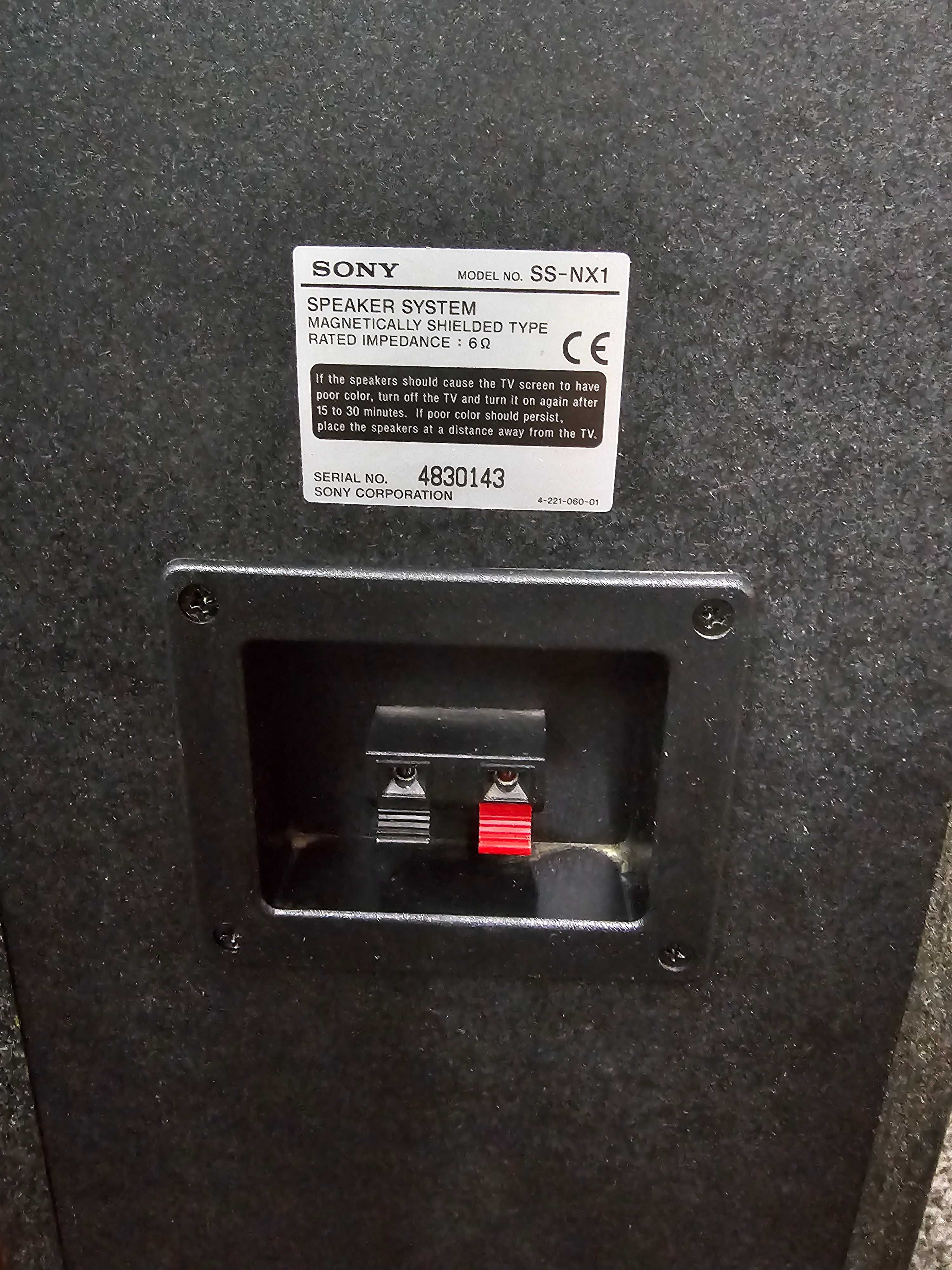 Kolumny stereo Sony SS-NX1, zadbane, wysyłka kurierska 20 zł. Kraków,