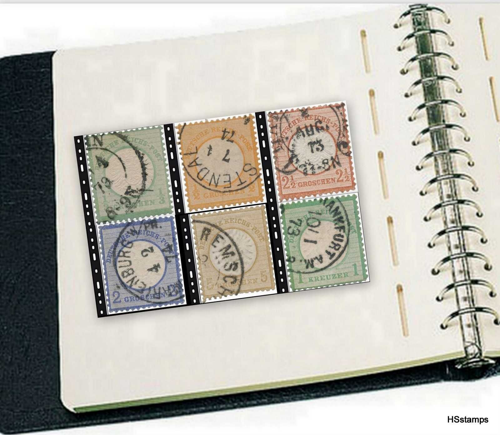 Lote de selos 1872 - Império Germânico