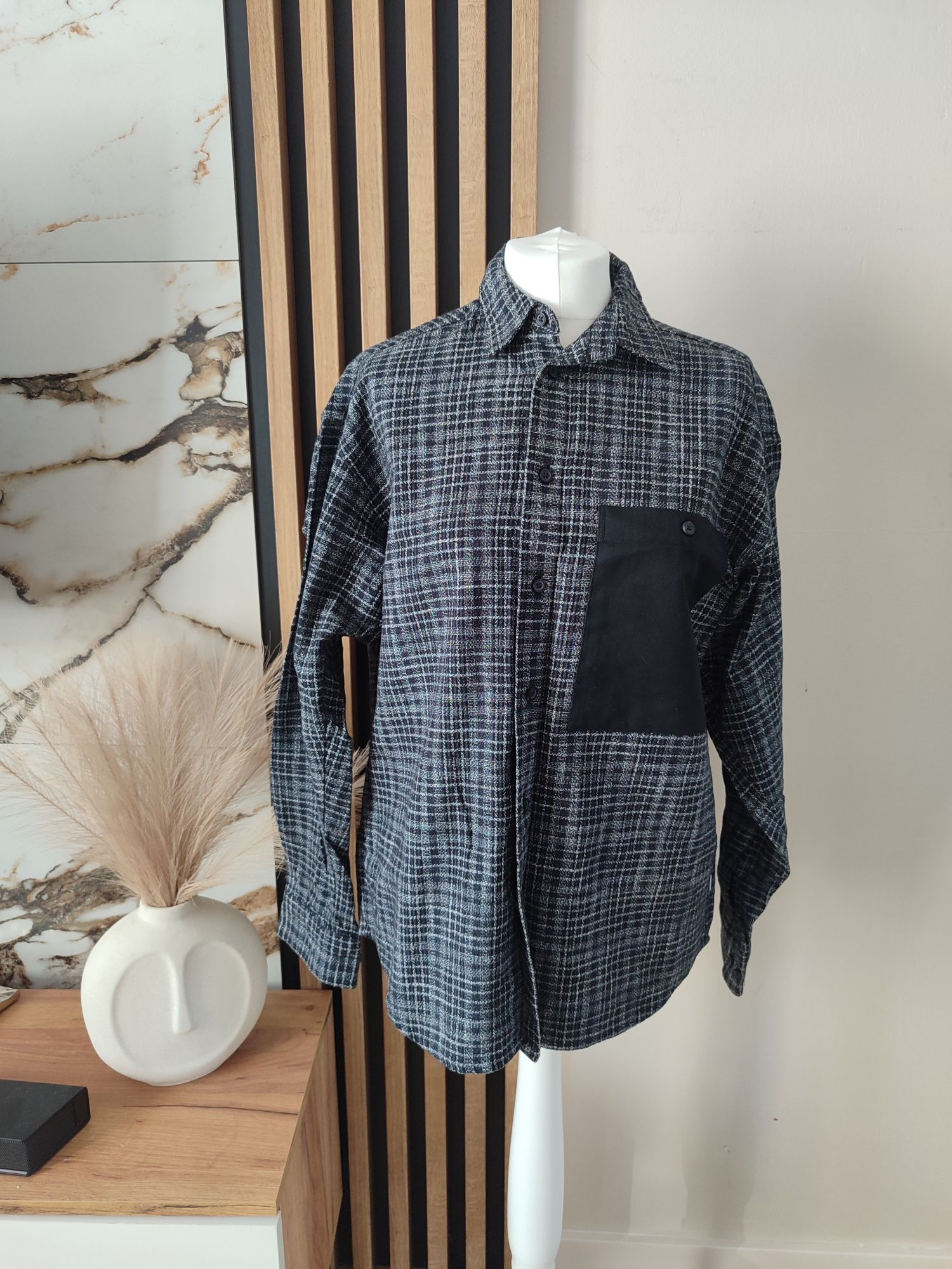 Koszula męska woodbird S Men's shirt Stoll Nappa Shirt Navy