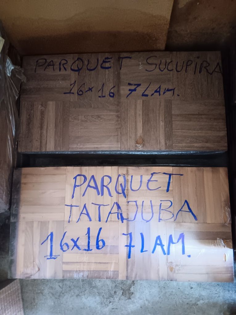 Madeiras novas e raras para pavimentos