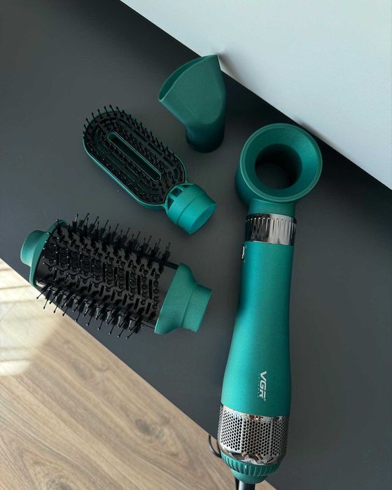 Фен-щітка VGR • Новий стайлер 4 в 1 • Керамічне покриття • Фен щітка