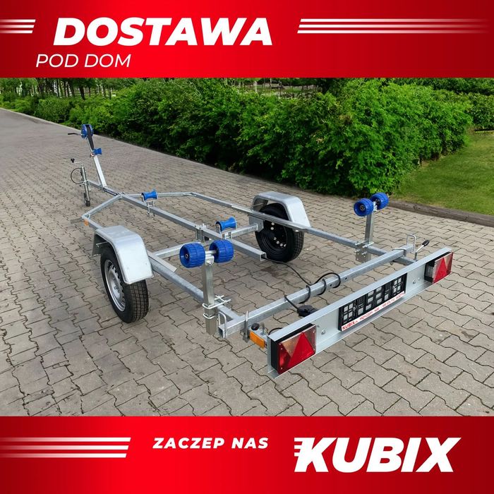 Niewiadów PRZYCZEPA PODŁODZIOWA, POD ŁÓDŹ do 4 m, lekka, 450 kg  HIT CENOWY! Przyczepka P400, na osiach KNOTT, solidnie wykonana