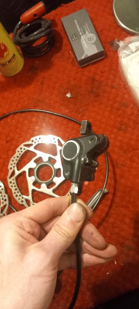 Hamulce shimano br m365 + tarcze rt54 2x160 komplet