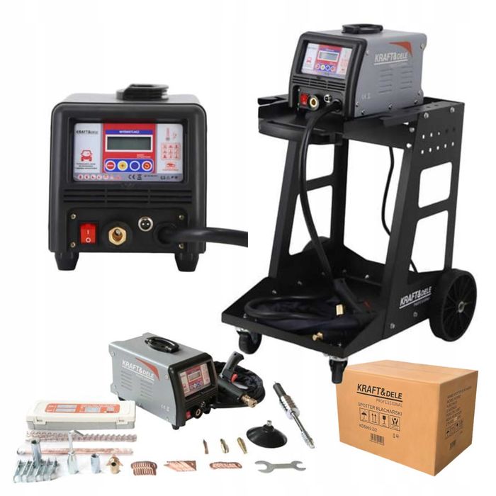 Zgrzewarka do naprawy wgnieceń - SPOTTER + wózek + akcesoria