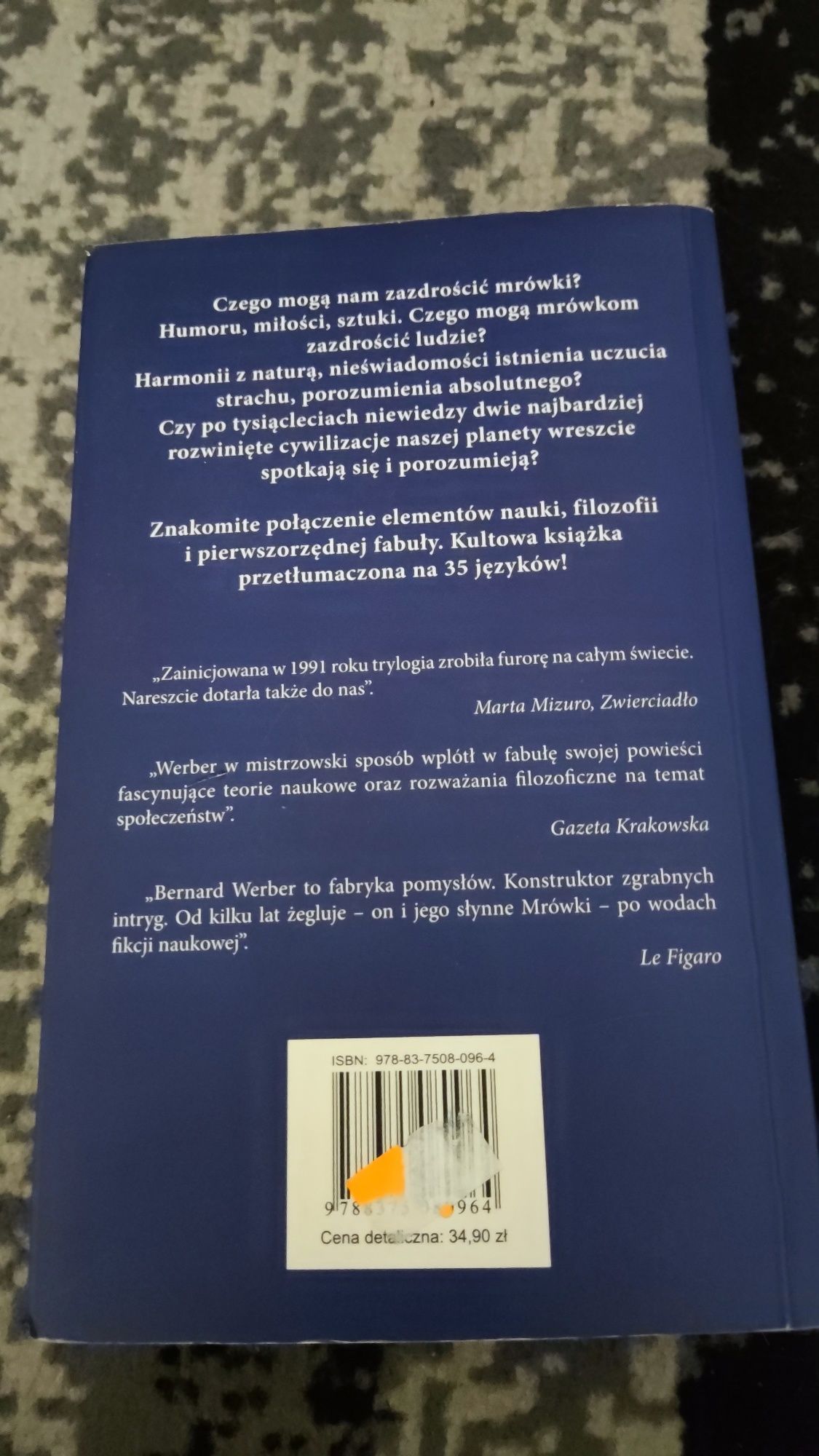 Książka "Rewolucja mrówek" Bernard Werber