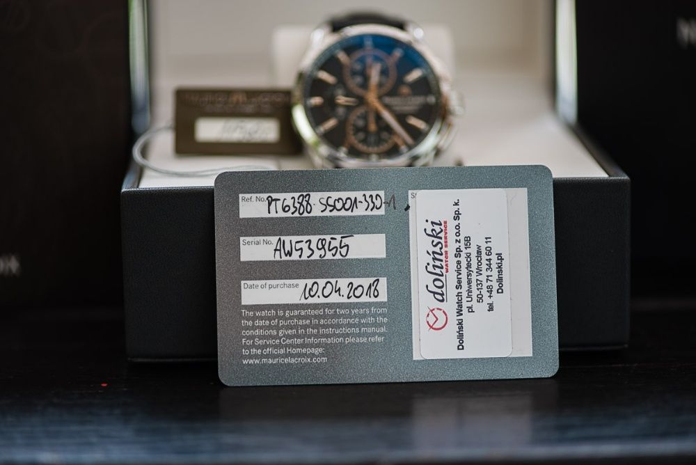 NOWY! Maurice Lacroix Pontos chronograph,dystr. PL. Omega, JWC, Tissot
