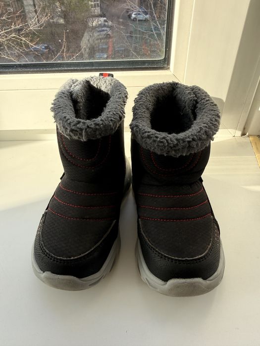 Зимові чоботи дитячі SKECHERS S-LIGHTS водонепроникні