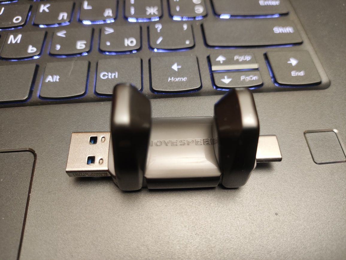 Movespeed USB3.2 256Gb твердотельный накопитель флешка Type c