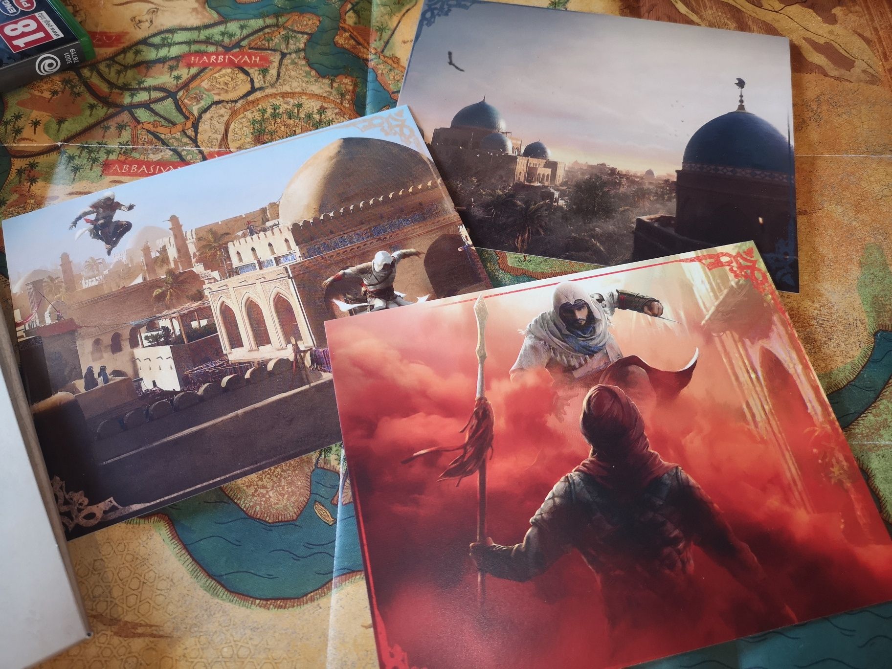 Assassins Creed Mirage LAUNCH XBOX ONE /SERIES X (+ mapa, pocztówki)