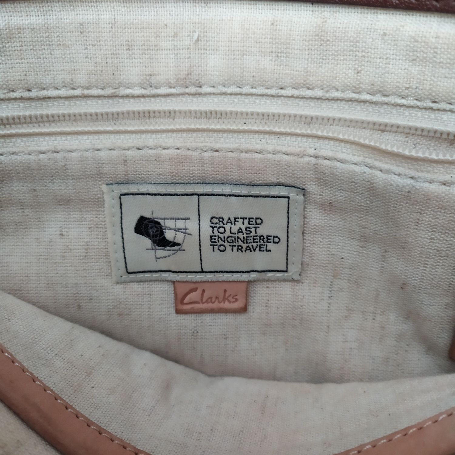 Brązowa torebka skórzana Clarks
